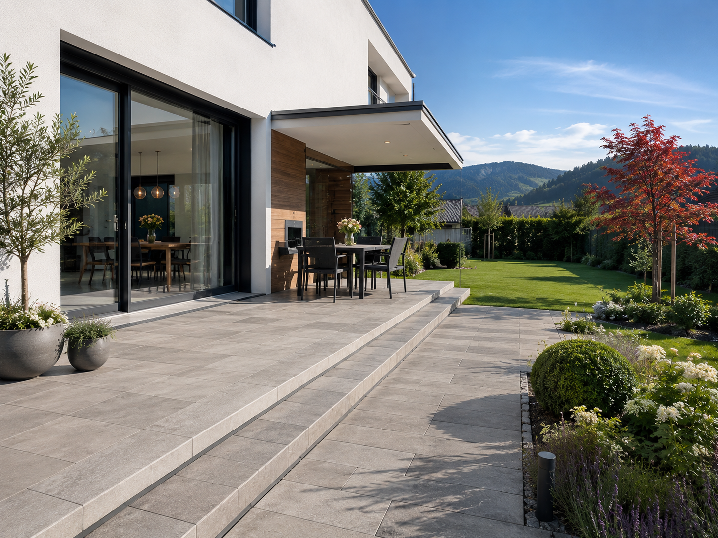 Terrassen und Terrassenplatten in Salzburg